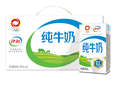 伊利纯牛奶250ml*24盒牛奶整箱