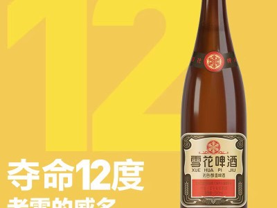 老雪花醇厚玻璃瓶640ml经典浓色醇香沈阳老雪花图3