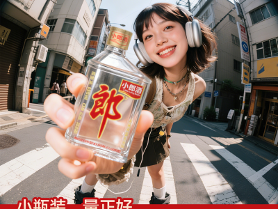 郎酒经典小郎酒歪嘴45度浓酱兼香型小瓶白酒100ml图3